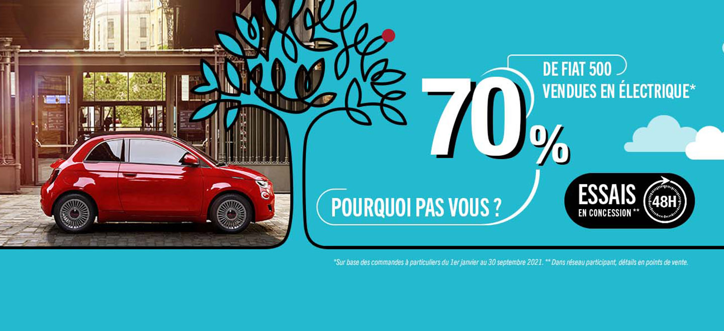 Nouvelle Fiat 500 électrique Nouvelle Fiat 500 électrique